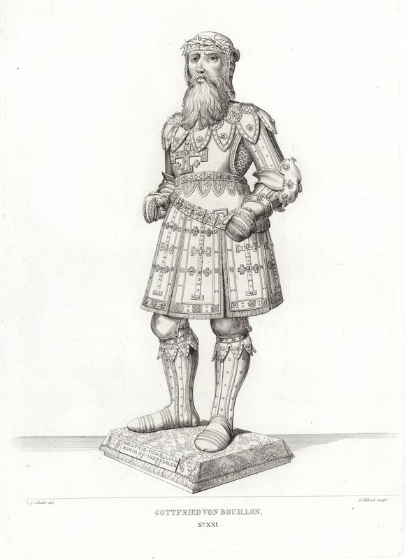 Godfried van Bouillon door German School