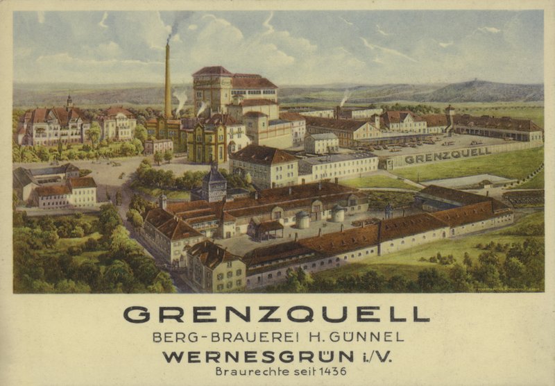 Grenzquell Brouwerij, Wernesgrun, Saksen, Duitsland door German School
