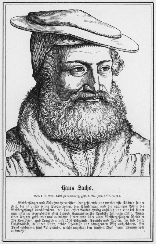 Hans Sachs door German School