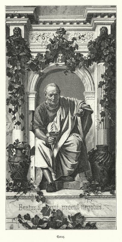 Horatius, Romeinse dichter door German School