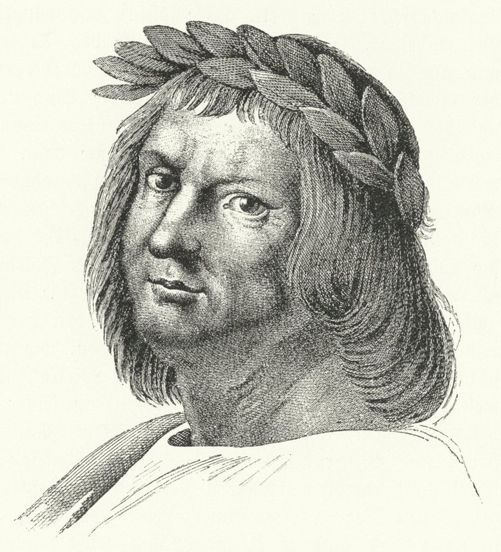 Jacopo Sannazaro, Italiaanse dichter (gravure) door German School