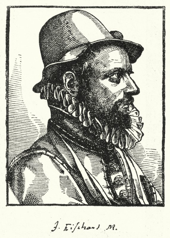 Johann Baptist Fischart, Duitse satiricus door German School