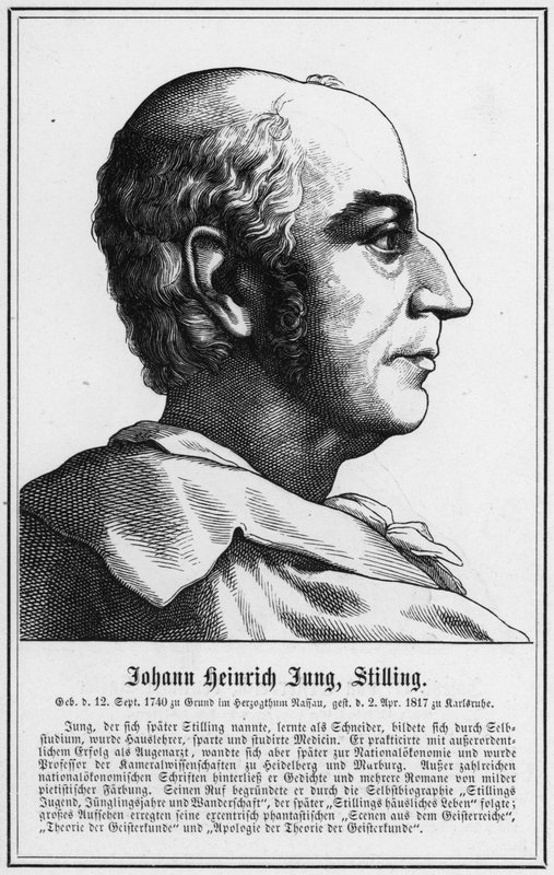 Johann Heinrich Jung, Stilling (gravure) door German School