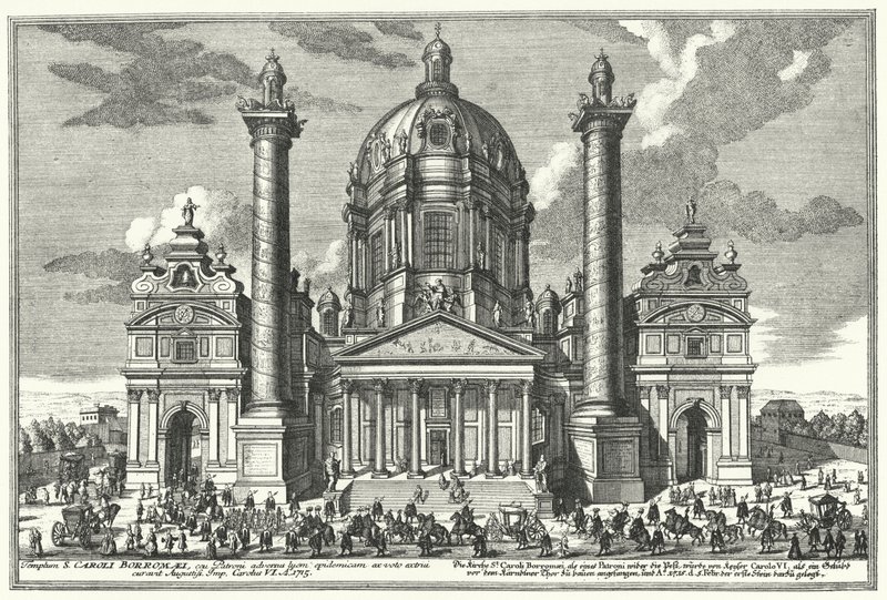 Karlskirche (Sint-Charleskerk), Wenen door German School