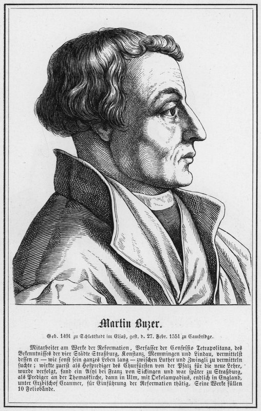Martin Buzer (gravure) door German School