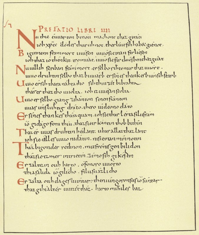 Pagina van de Paraphrase de l