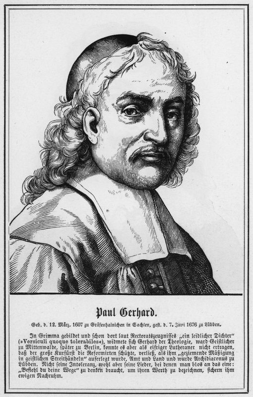 Paul Gerhard (gravure) door German School