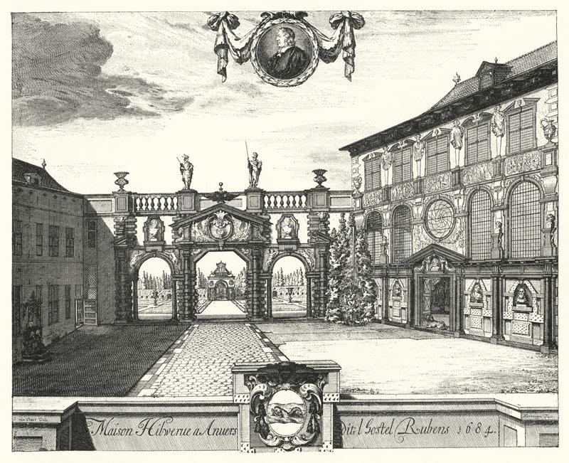 Huis van Peter Paul Rubens, Antwerpen door German School