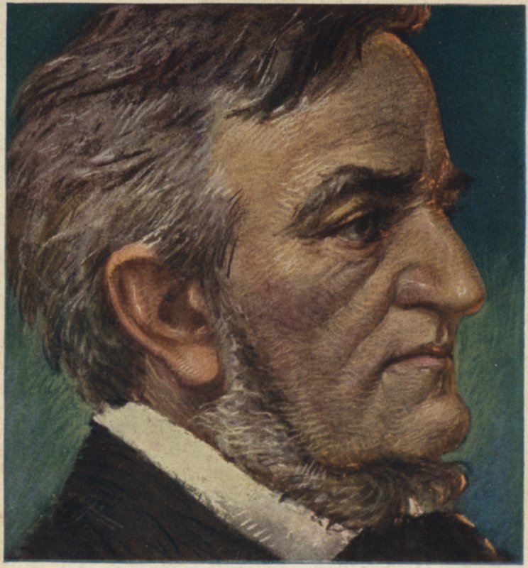 Portret van Richard Wagner door German School