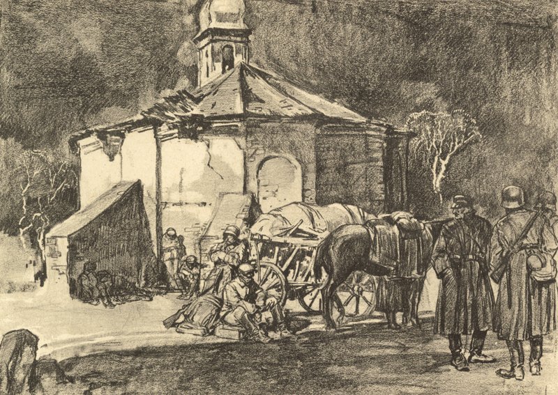 Rust in de kerk in Focsani door German School