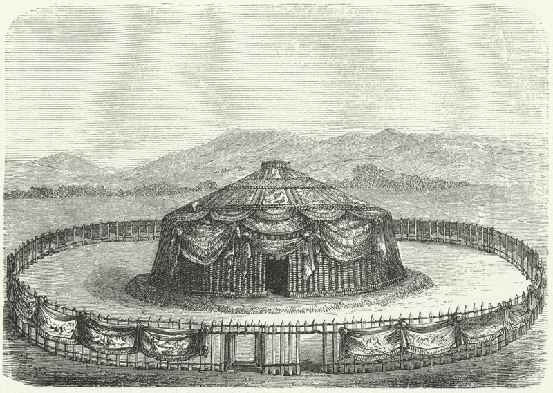 Yurt van Dzjengis Khan door German School