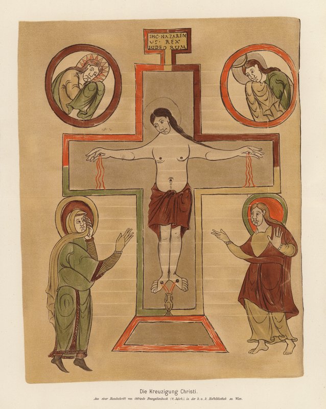 De Kruisiging van Jezus Christus door German School