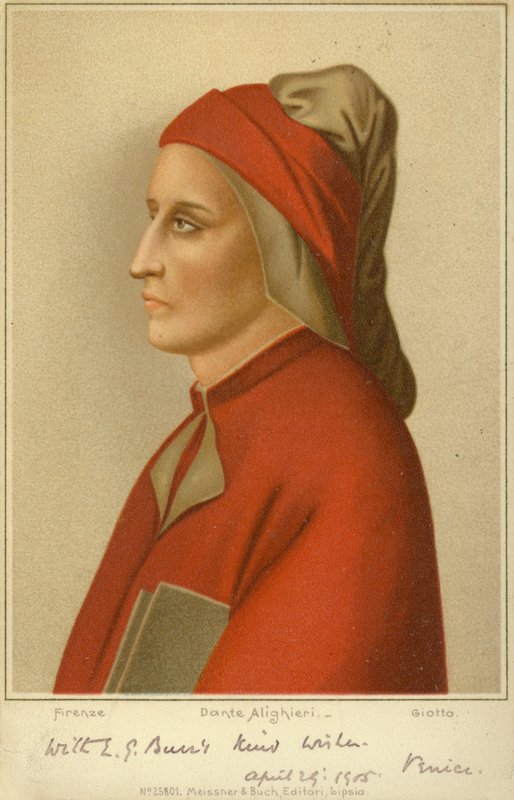 Dante Alighieri, Italiaanse dichter door Giotto di Bondone