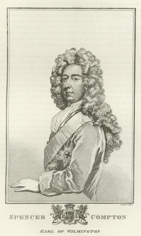 Spencer Compton, Graaf van Wilmington door Godfrey Kneller