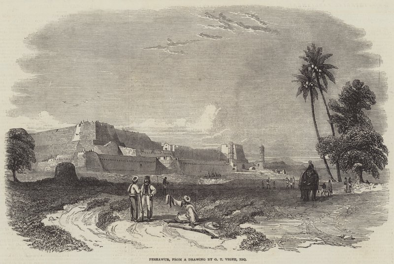 Peshawur door Godfrey Thomas Vigne