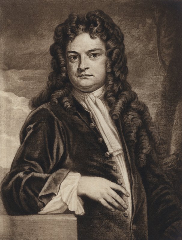 Sir Richard Steele door Godfrey (after) Kneller