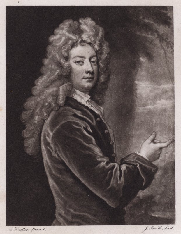William Congreve, Engels toneelschrijver door Godfrey (after) Kneller