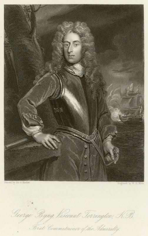 George Byng door Godfrey Kneller