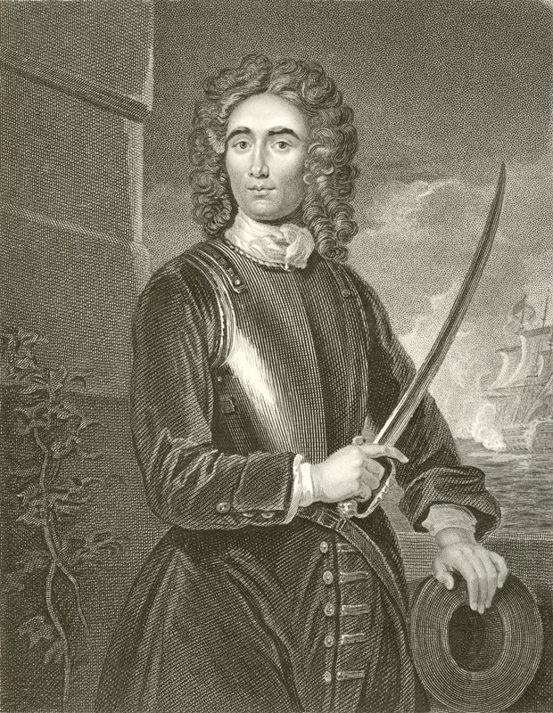 John Benbow door Godfrey Kneller