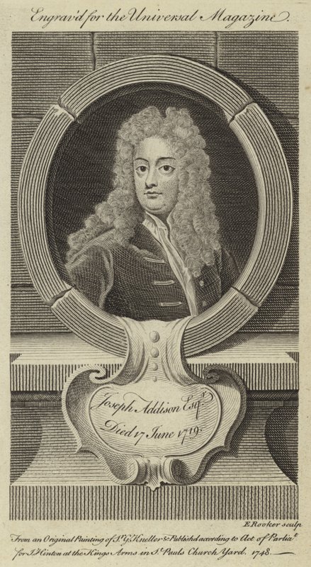 Joseph Addison, Esquire door Godfrey Kneller