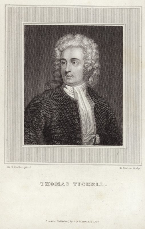 Portret van Thomas Tickell door Godfrey Kneller
