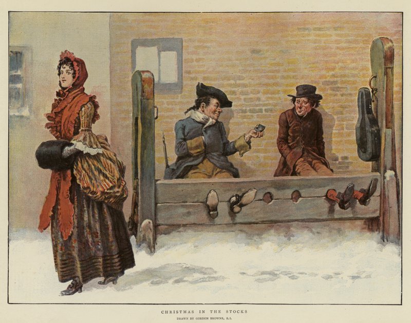 Kerstmis in de schandpaal door Gordon Frederick Browne