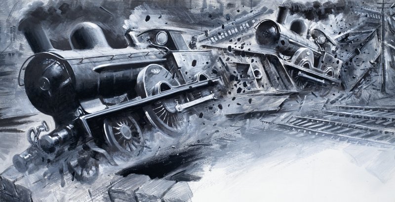 Nacht van de ramp door Graham Coton