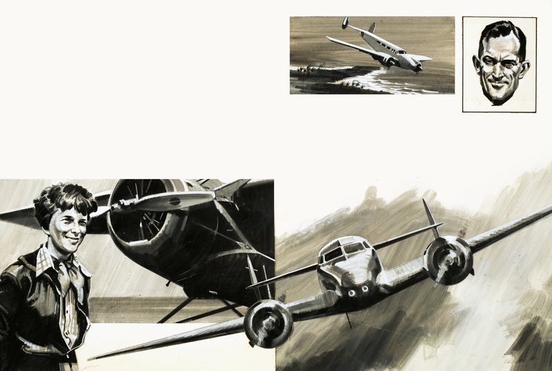 De mysterieuze verdwijning van Amelia Earhart door Graham Coton