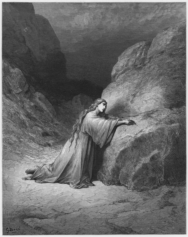 Maria Magdalena berouwvol door Gustave Dore