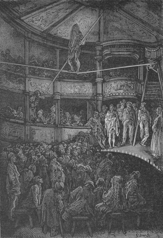 De Acrobaat door Gustave after Dore
