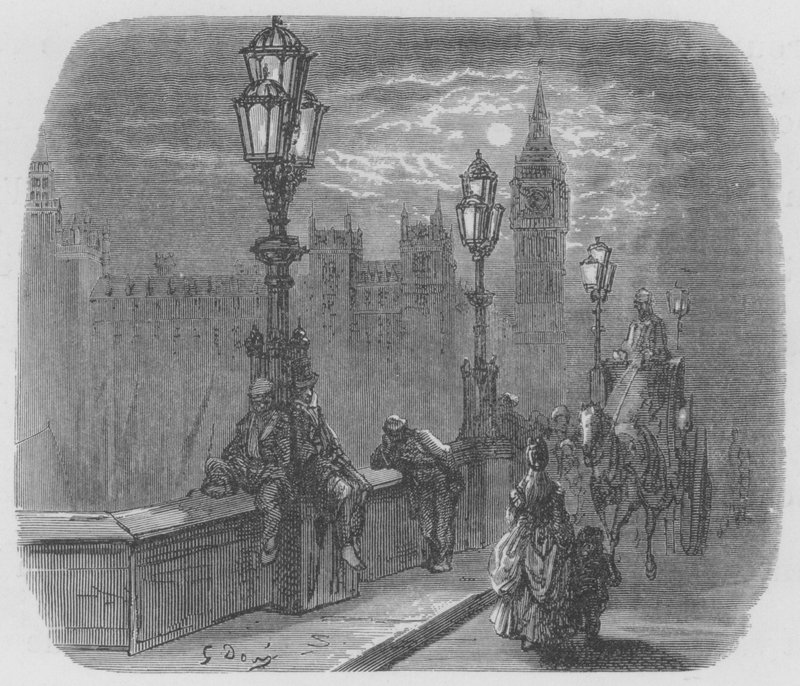 De Lime-House Dock door Gustave after Dore