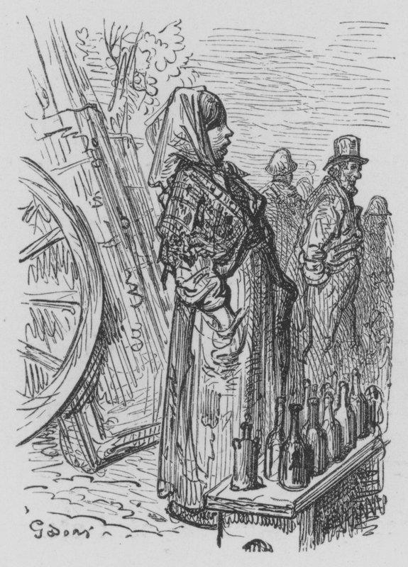 Drankverkoper door Gustave after Dore