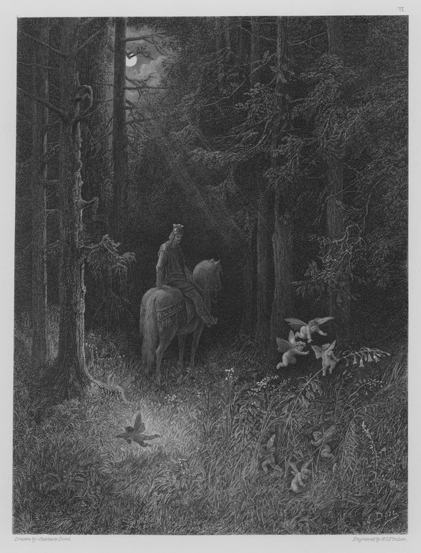 De Vrolijke Geesten door Gustave after Dore