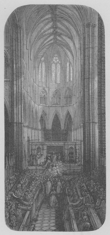 Een Huwelijk In Westminster door Gustave after Dore