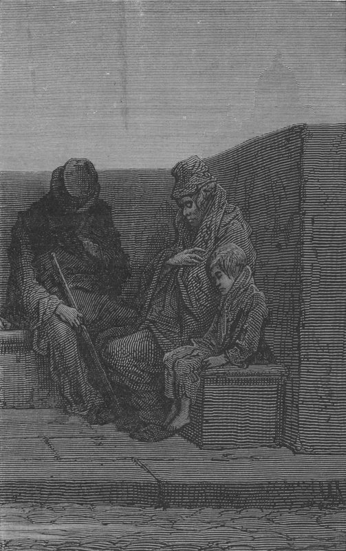 Zwerver door Gustave after Dore