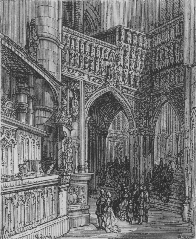 Westminster, Schuine Zicht door Gustave after Dore