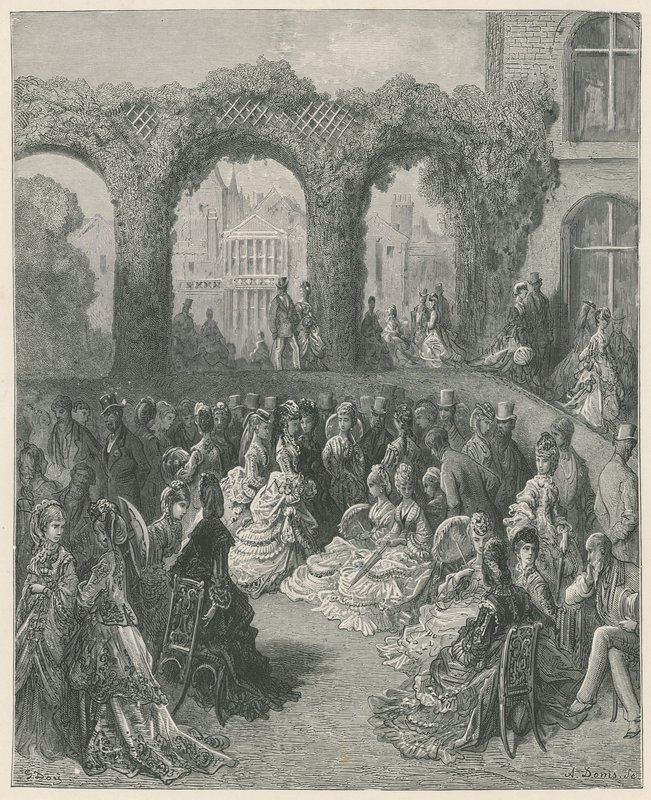 Holland House, Middlesex door Gustave Dore