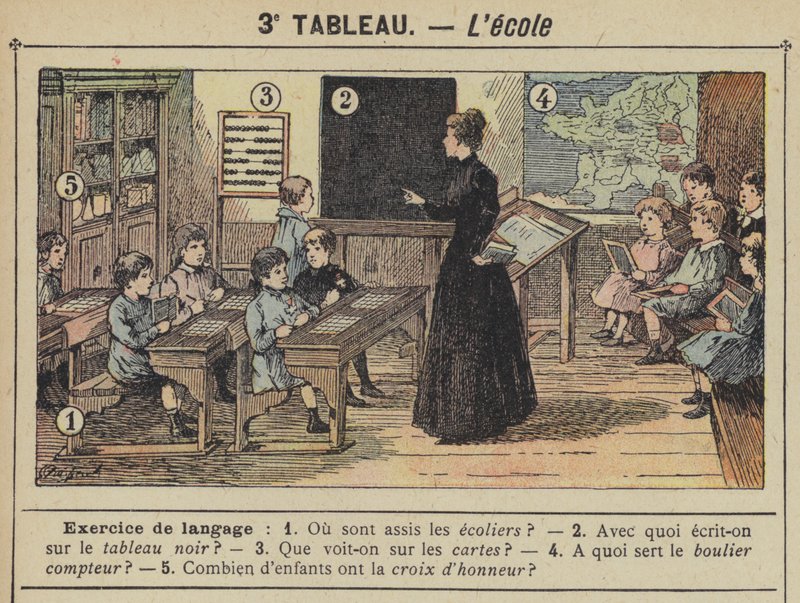 De school door Gustave Fraipont
