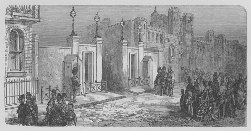 Een Poort van Saint-James door Gustave after Dore