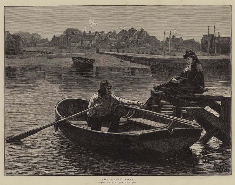 De Veerboot door Hamilton Macallum