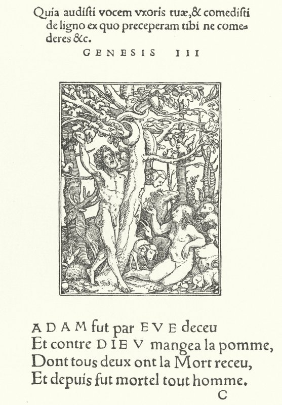 De verleiding door Hans (after) Holbein the Younger