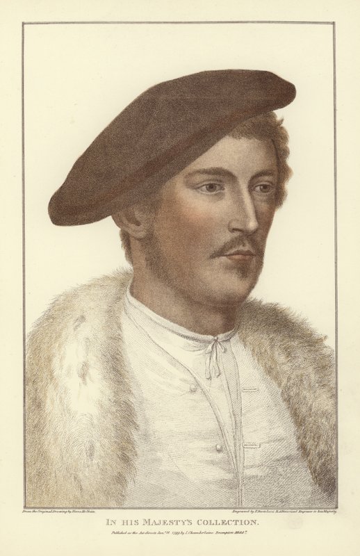 Anonieme man door Hans Holbein der Jüngere