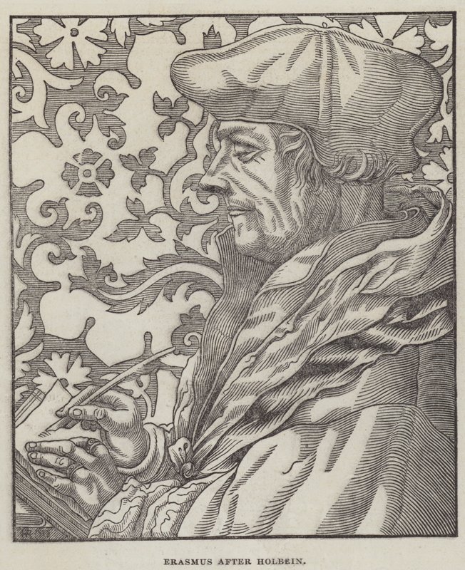Erasmus door Hans Holbein der Jüngere