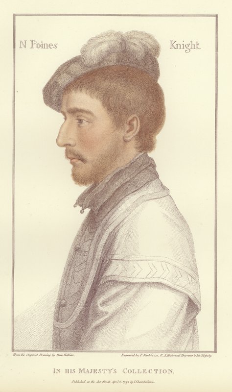 Sir Nicholas Poins door Hans Holbein der Jüngere