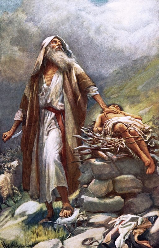 Abraham en Isaac door Harold Copping