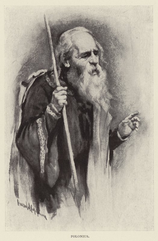 Polonius door Harold Copping
