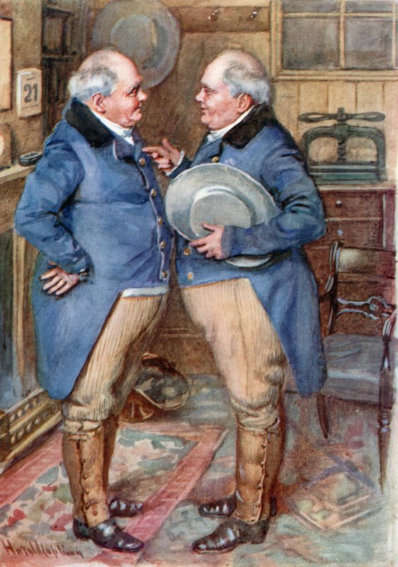De gebroeders Cheeryble door Harold Copping