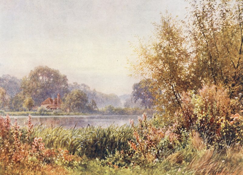 Herfst Onkruid, Chilworth door Harold Sutton Palmer