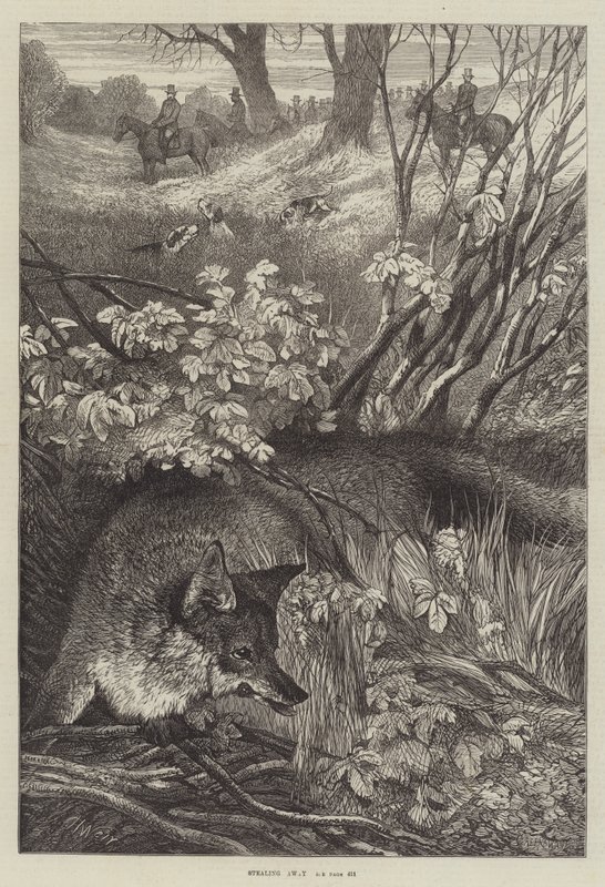 Weglopen door Harrison William Weir