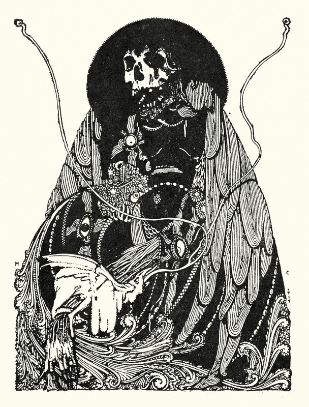Edgar Allan Poe: Eindstuk door Harry Clarke